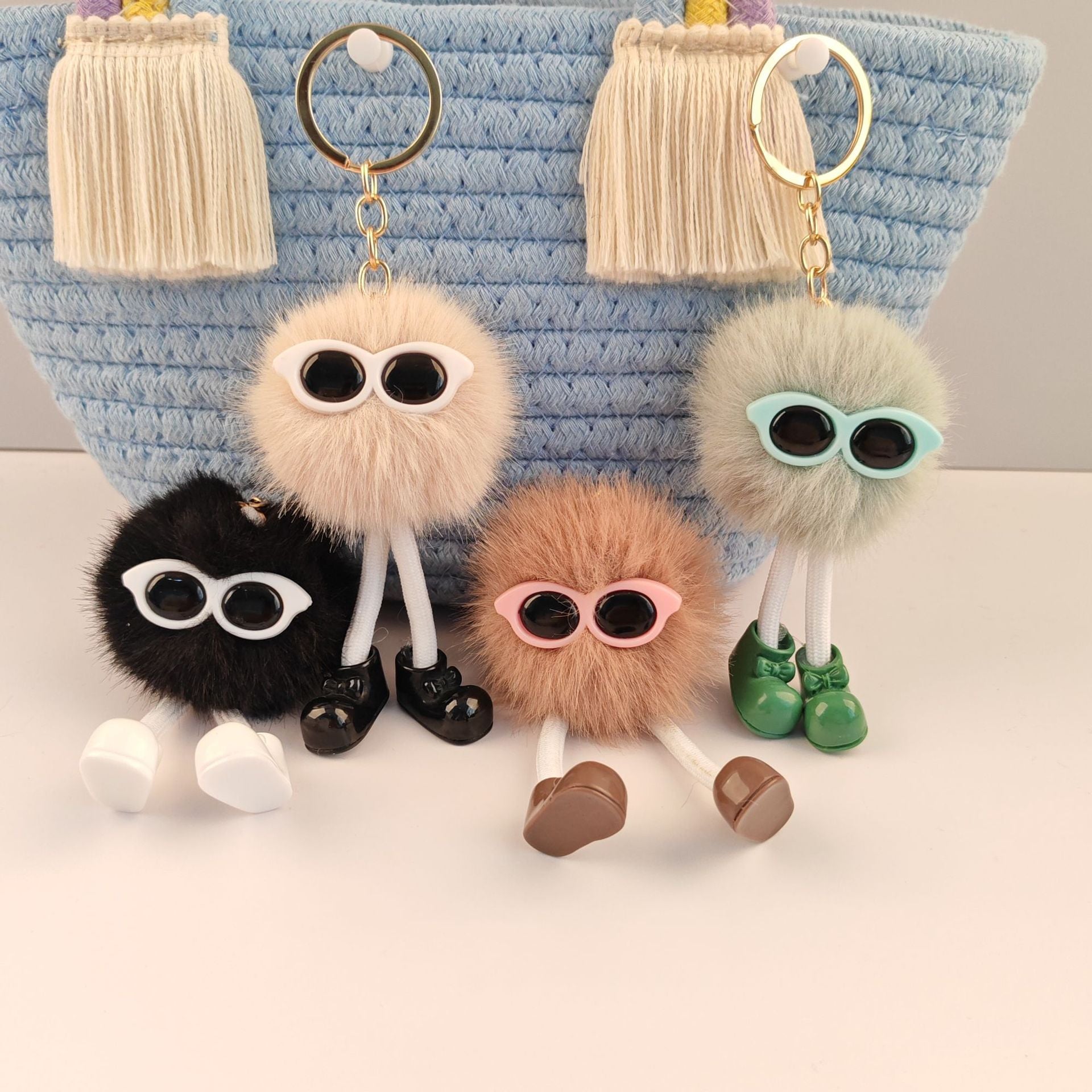 Wholesale 6pcs/pack Long-legged plush doll pendant